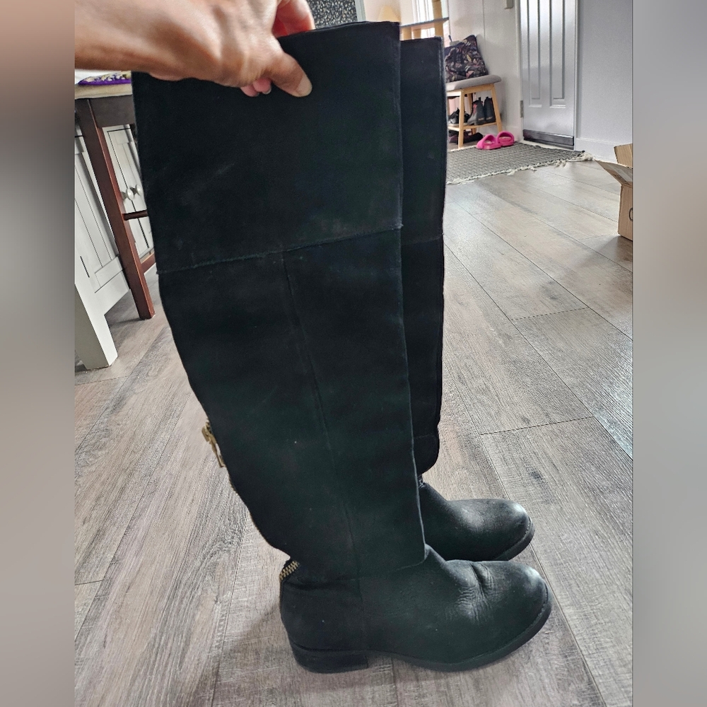Knee High Leather Boots